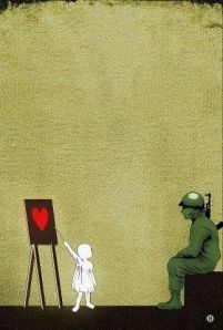 banksy teaching love