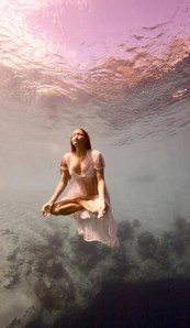 meditate under water