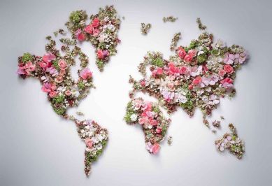 Floral earth