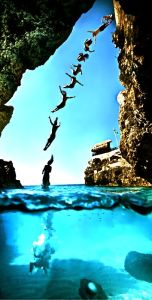Cliff Jumping, Negril, Jamaica