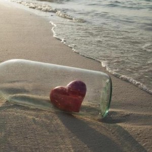 Heart in abottle
