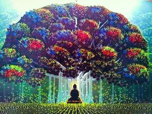 Buddha under the bodhi tree