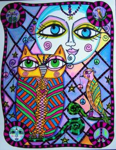 The Owl The Bird and The Moon by ZetasAttic