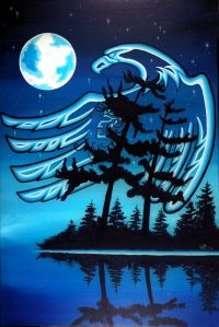 william-monague-ojibwa-art-blue-moon-more