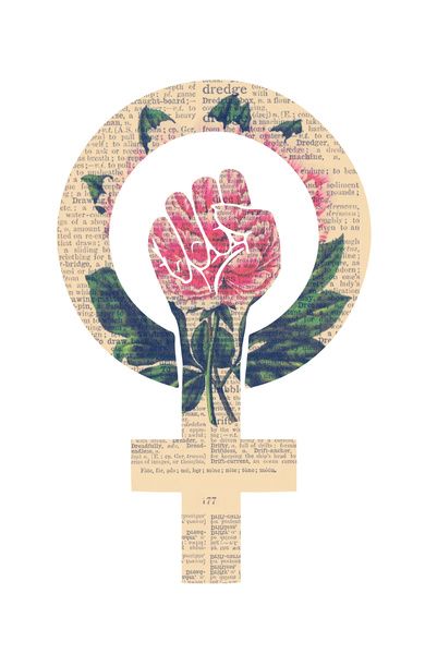 Feminism Power Fist Raised Fist Art Print by Raspberryleaves