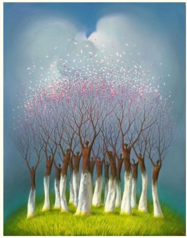 Vladimir Kusch - blossoming trees