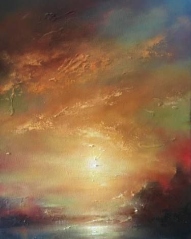 Heure D'or Painting by Ksenya Verse